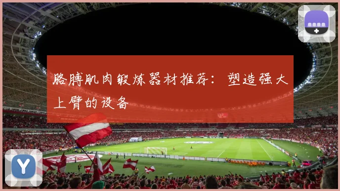 胳膊肌肉锻炼器材推荐:塑造强大上臂的设备